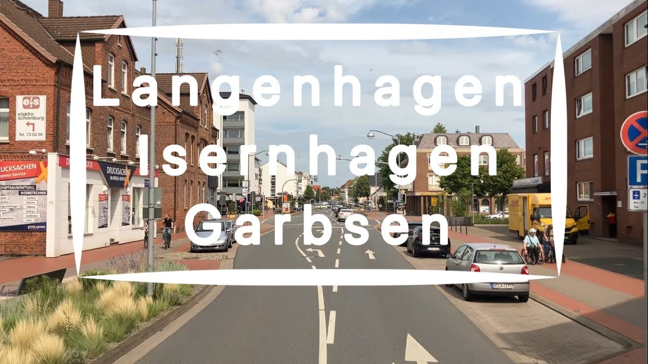 Langenhagen, Isernhagen, Garbsen, Germany. ASMR POV truck driving.