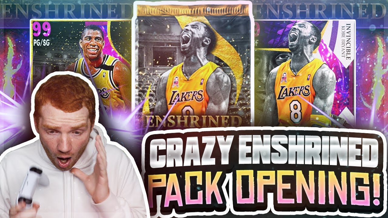 Crazy *ENSHRINED* Pack OPENING!! First *GOAT/INVINCIBLE* Cards! (NBA 2K21 MyTeam)