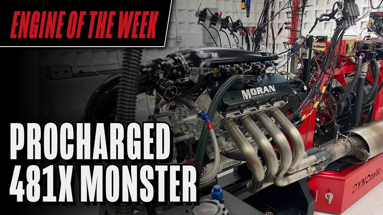 Двигатель ProCharged 481X, созданный компанией Moran Motorsports.