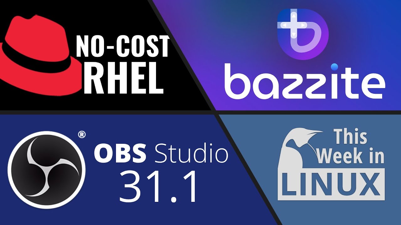 Red Hat's No-Cost RHEL, Bazzite gets Bazaar, Thunderbird 140, OBS Studio & more Linux news