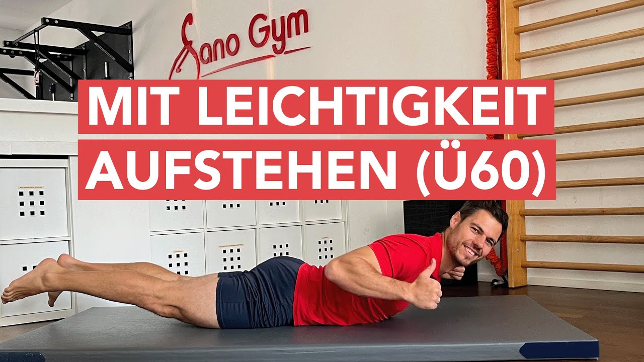Vom Boden aufstehen mit Leichtigkeit – für alle über 60!