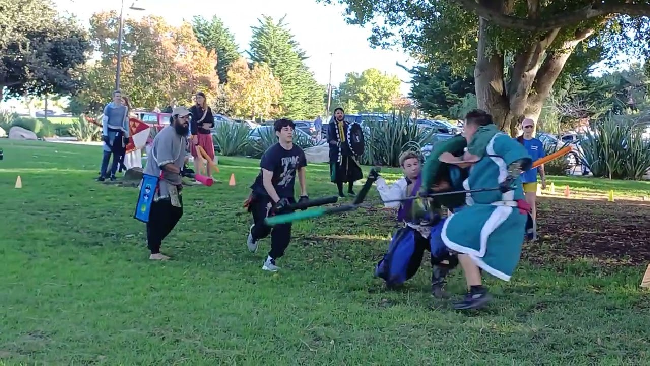 Medieval hooligans at Buddy Todd Park