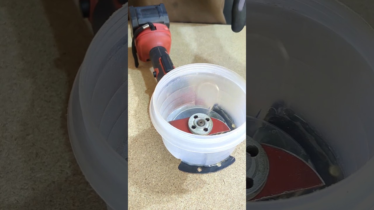 Very impressive attachment with angle grinder