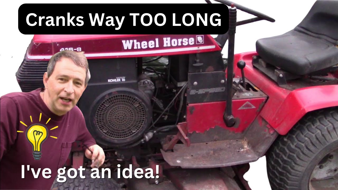 Двигатель слишком долго крутится на холоде — недорогое решение — Wheel Horse Kohler Magnum