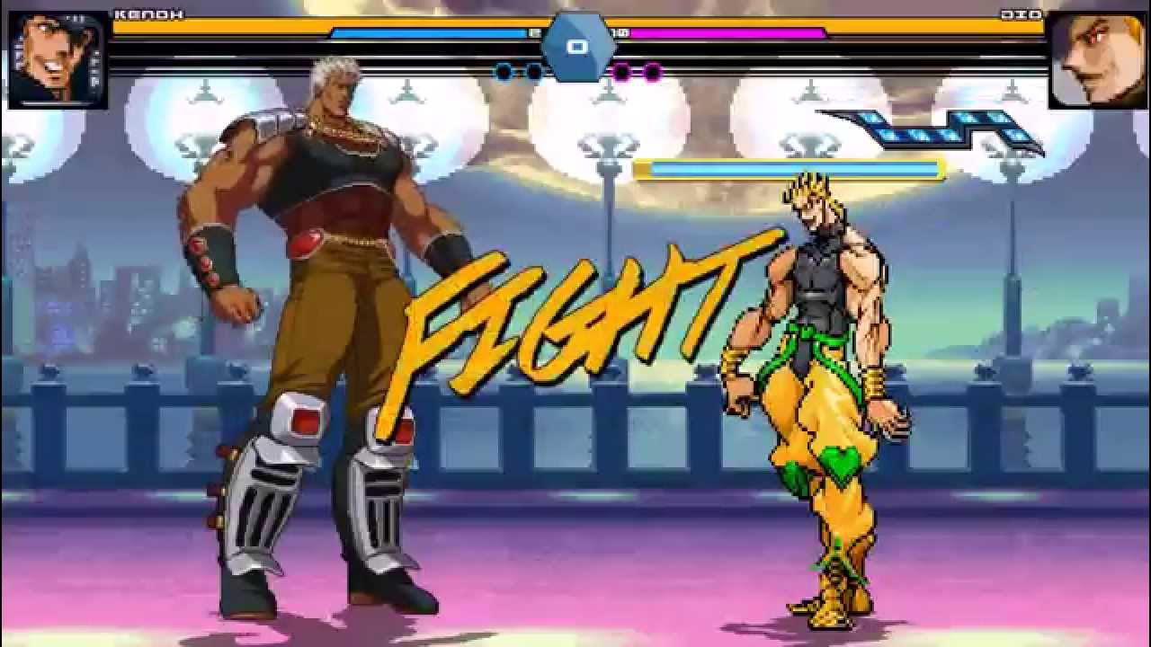 [MUGEN 1.1] Raoh vs. Final Dio [60FPS 720p HD]