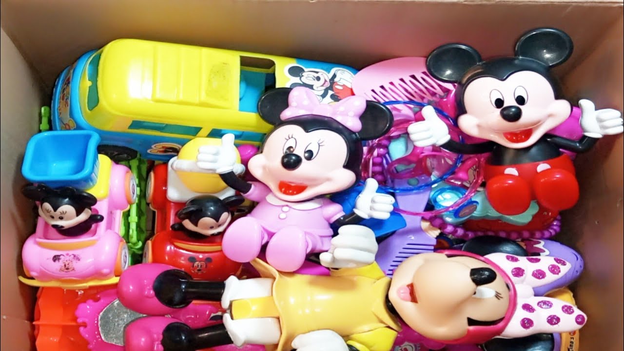 Satisfying with Unboxing Cute Wooden makeup PlaySet Minni mouse Toys Review | ASMR