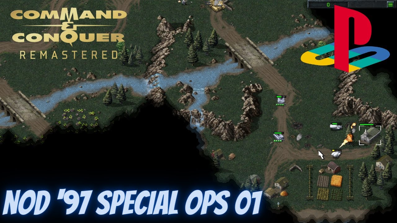 Command & Conquer Remastered - Console Missions - NOD '97 SPECIAL OPS 01 (Hard)
