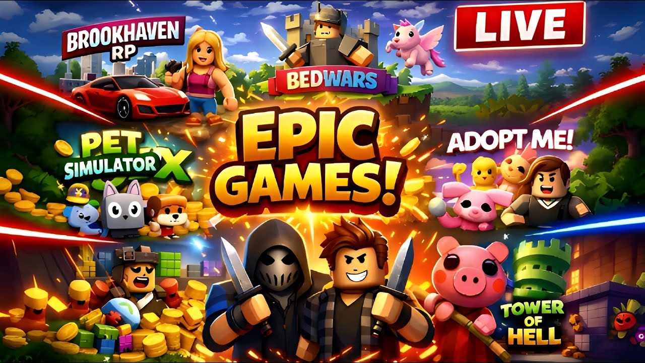 ROBLOX 🔴 LIVE | All Games in One Stream 😱🔥 | Tamil Live