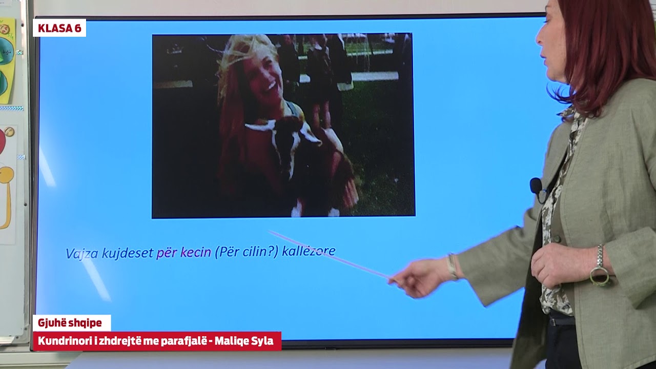e Mesimi Klasa 6 - 6108 Gjuhë shqipe - Kundrinori i zhdrejtë me parafjalë