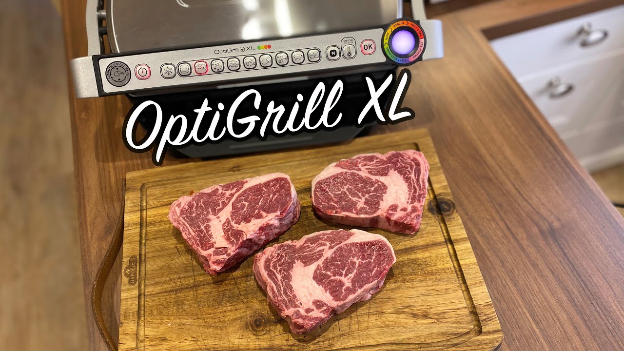 Tefal OptiGrill XL GC722D - Ribeye Steaks perfekt gegrillt
