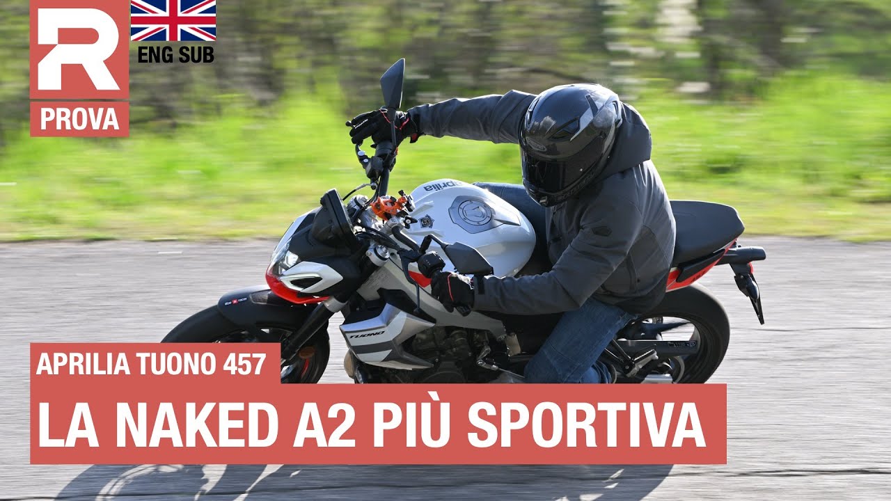 Aprilia Tuono 457 - prova - in sella alla naked A2 più completa e prestazionale