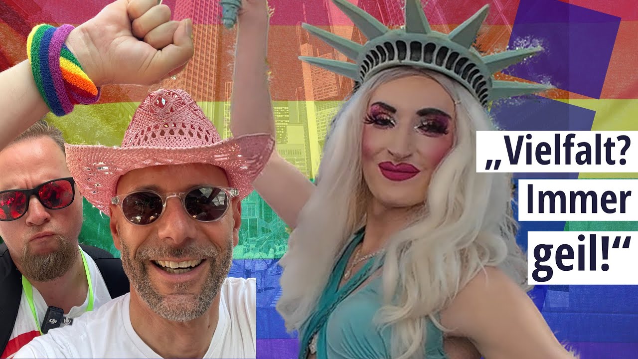 PARTY auf dem KIRCHEN-WAGEN beim CSD in Frankfurt | indeon