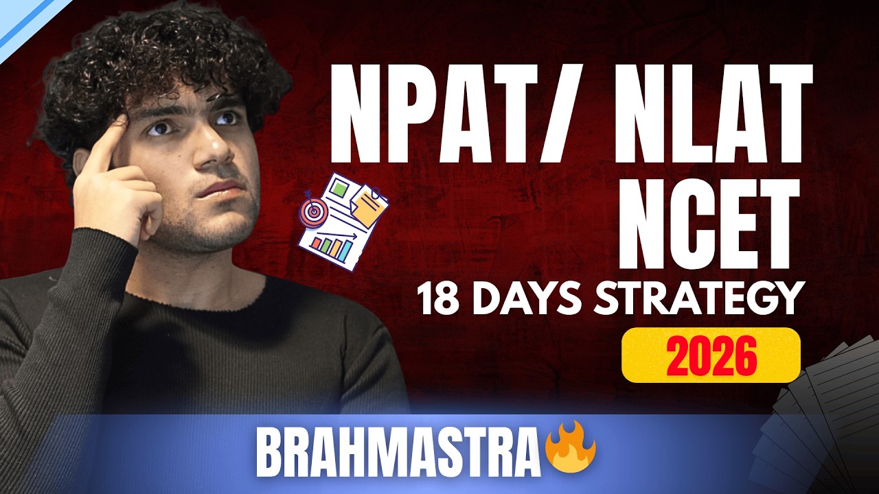 Brahmastra Strategy for Nmims🔥 | NMIMS NPAT/NLAT/NCET 18 Days Sureshot strategy | Nmims Mumbai