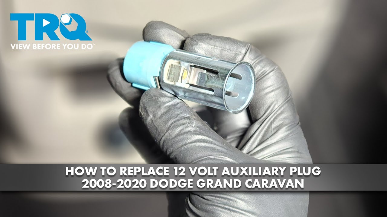 How to Replace 12 Volt Auxiliary Plug 2008-2020 Dodge Grand Caravan