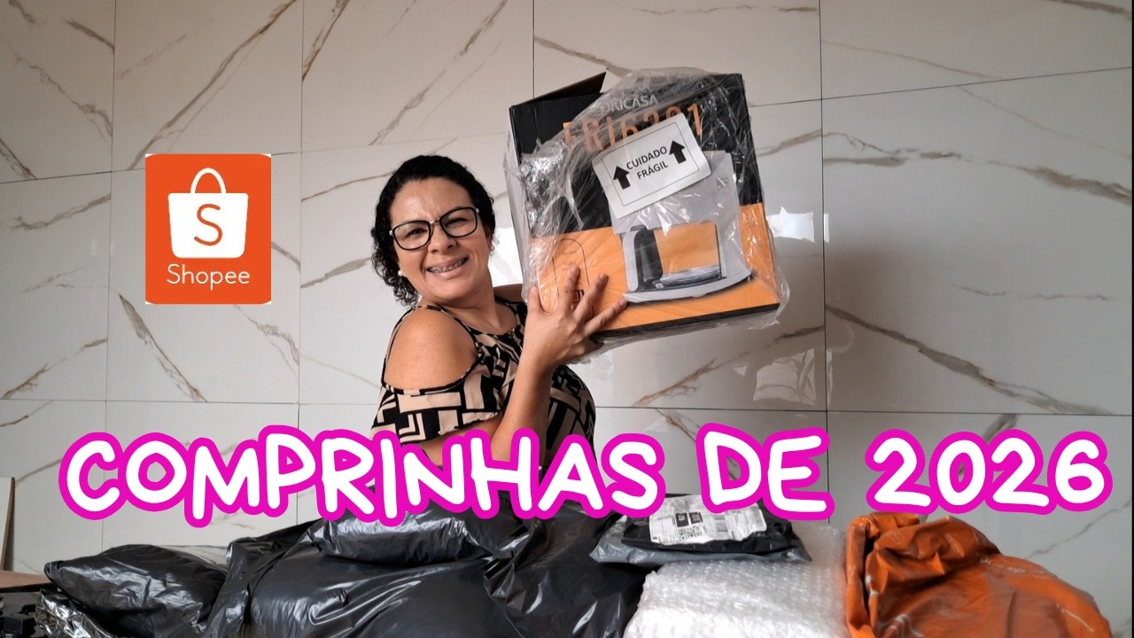 MUITAS COMPRAS DA SHOPEE PARA CASA E PARA MIM!😍❤
