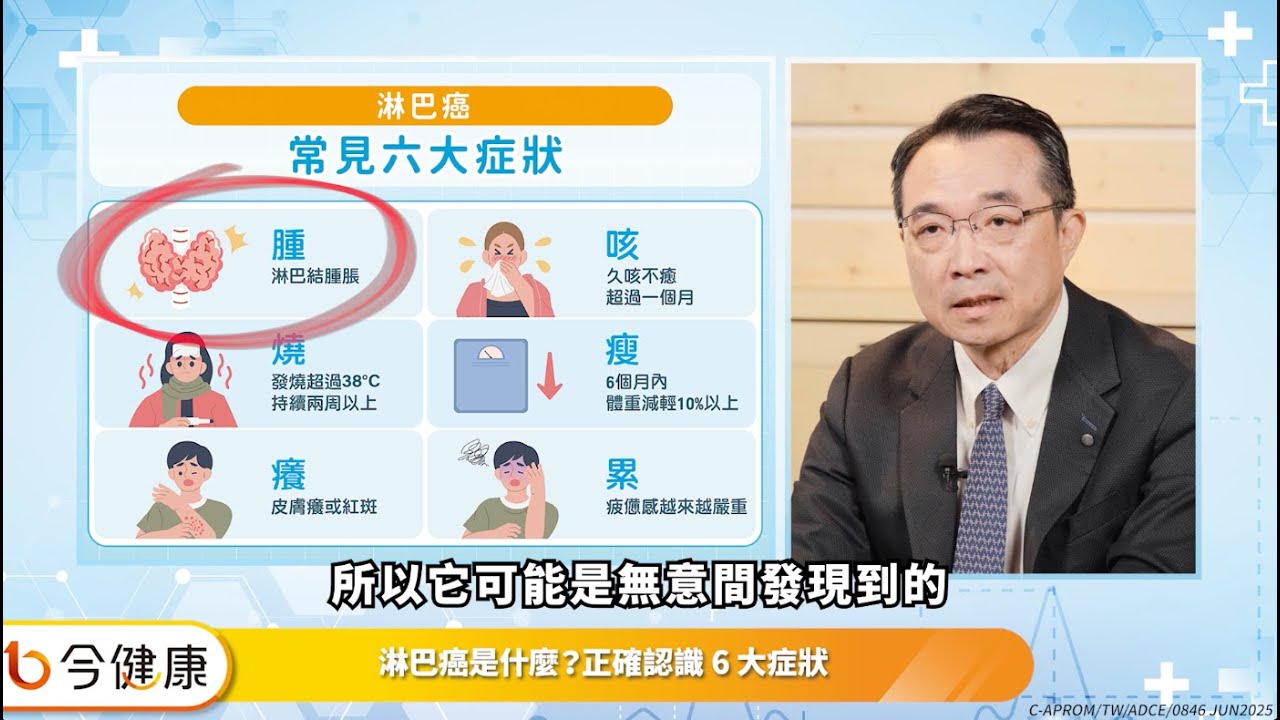 發現淋巴癌先別慌！何杰金氏淋巴癌治癒機會高！︱feat. 王銘崇醫師