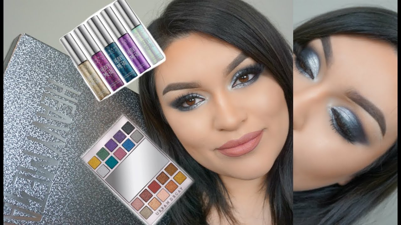URBAN DECAY HEAVY METALS EYESHADOW PALETTE REVIEW!!