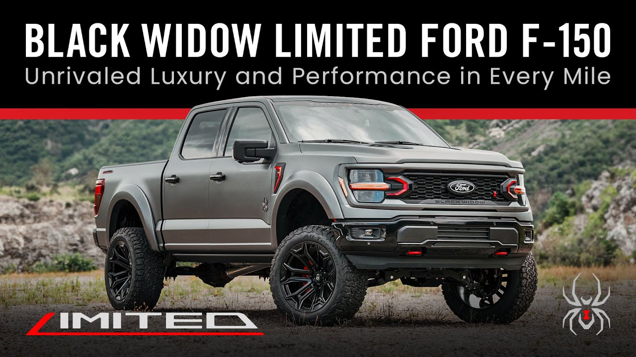 Luxury & Performance In The All-New Black Widow Limited Ford F-150!