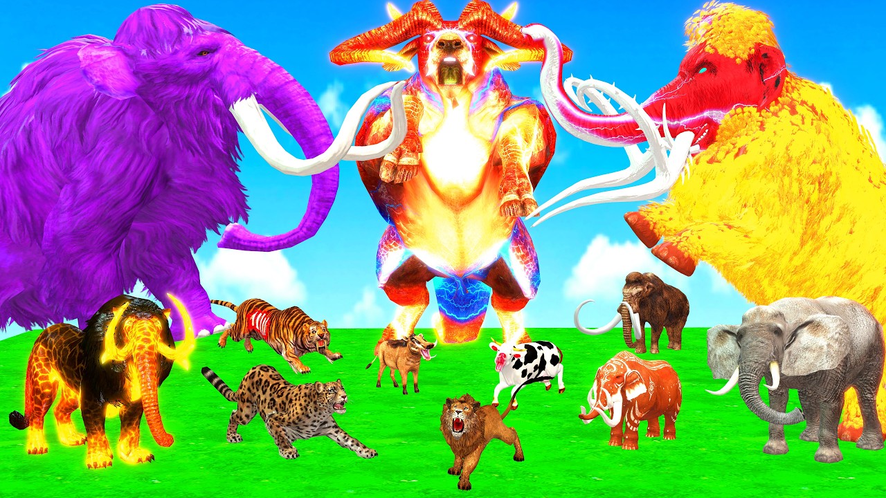 Incredible Animals Race vs Dinosaurs vs Prehistoric Mammals Speed Race Run: Who Will Win? ARBS#2026