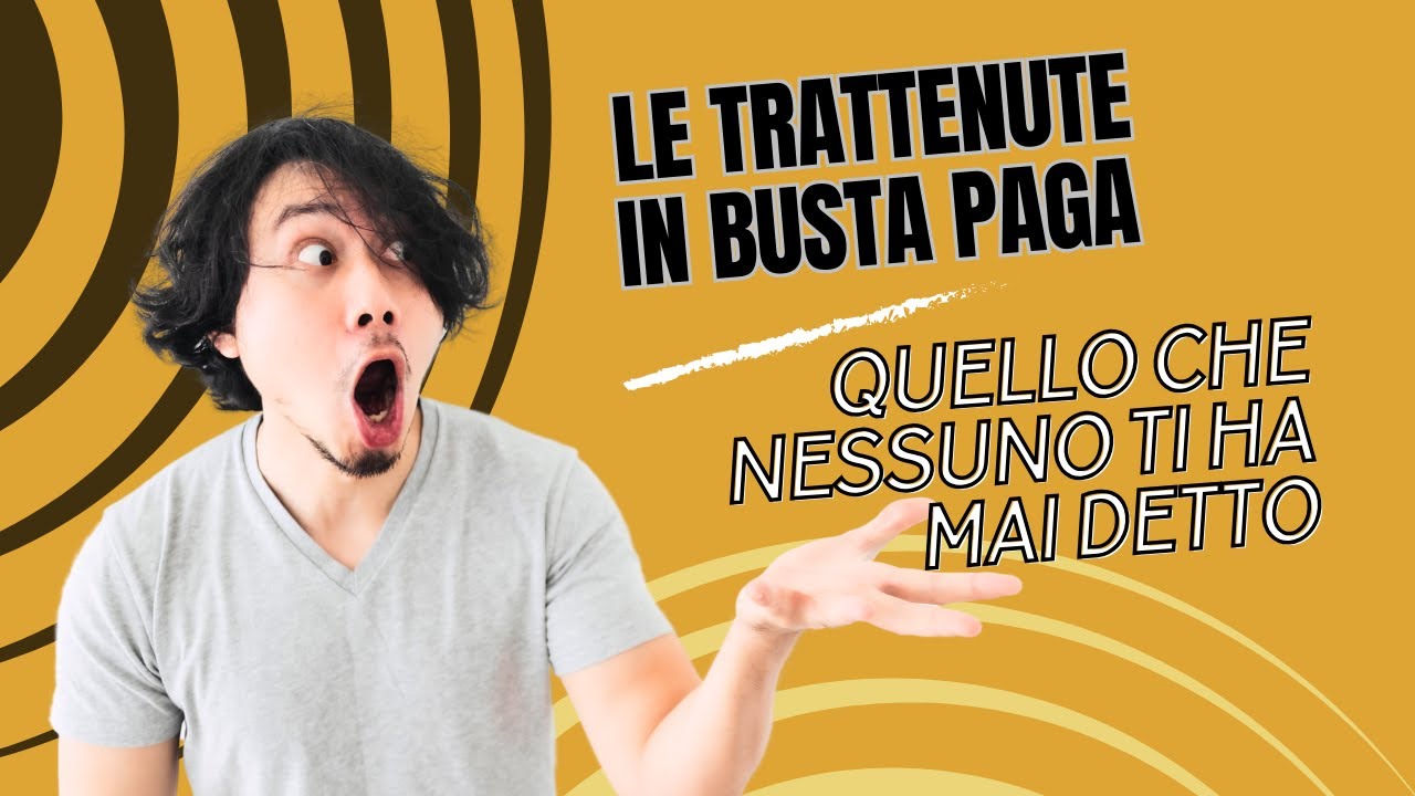 Le trattenute in busta paga