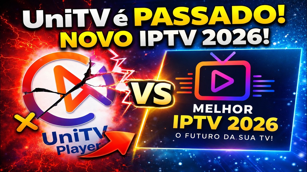 🚨 UniTV &eacute; PASSADO! Chegou algo MUITO MELHOR (MELHOR IPTV + P2P)
