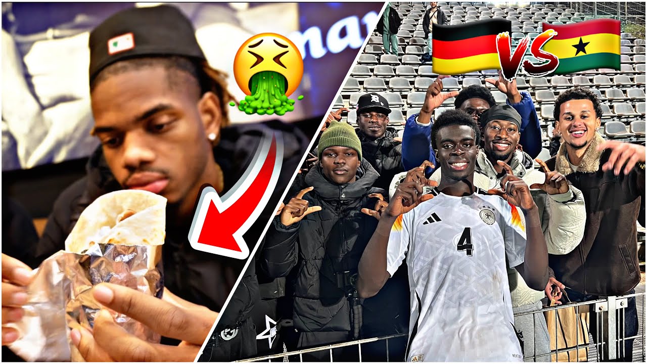 Joshua Quarshie macht hinten zu😍 Deutschland vs Ghana - Stadionvlog🔥