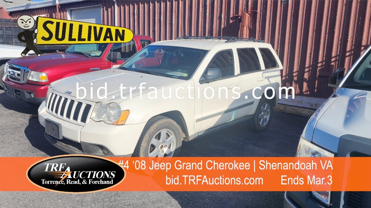 Sullivan Mechanical Auction It.4 2008 Jeep Grand Cherokee