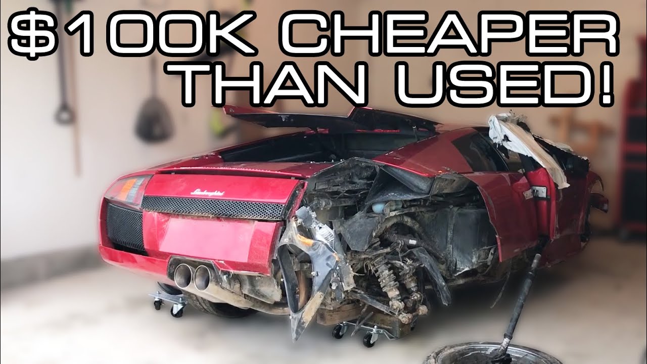 Wrecked Lamborghini Murcielago Rebuild: Introducing the Super Cheap Supercar