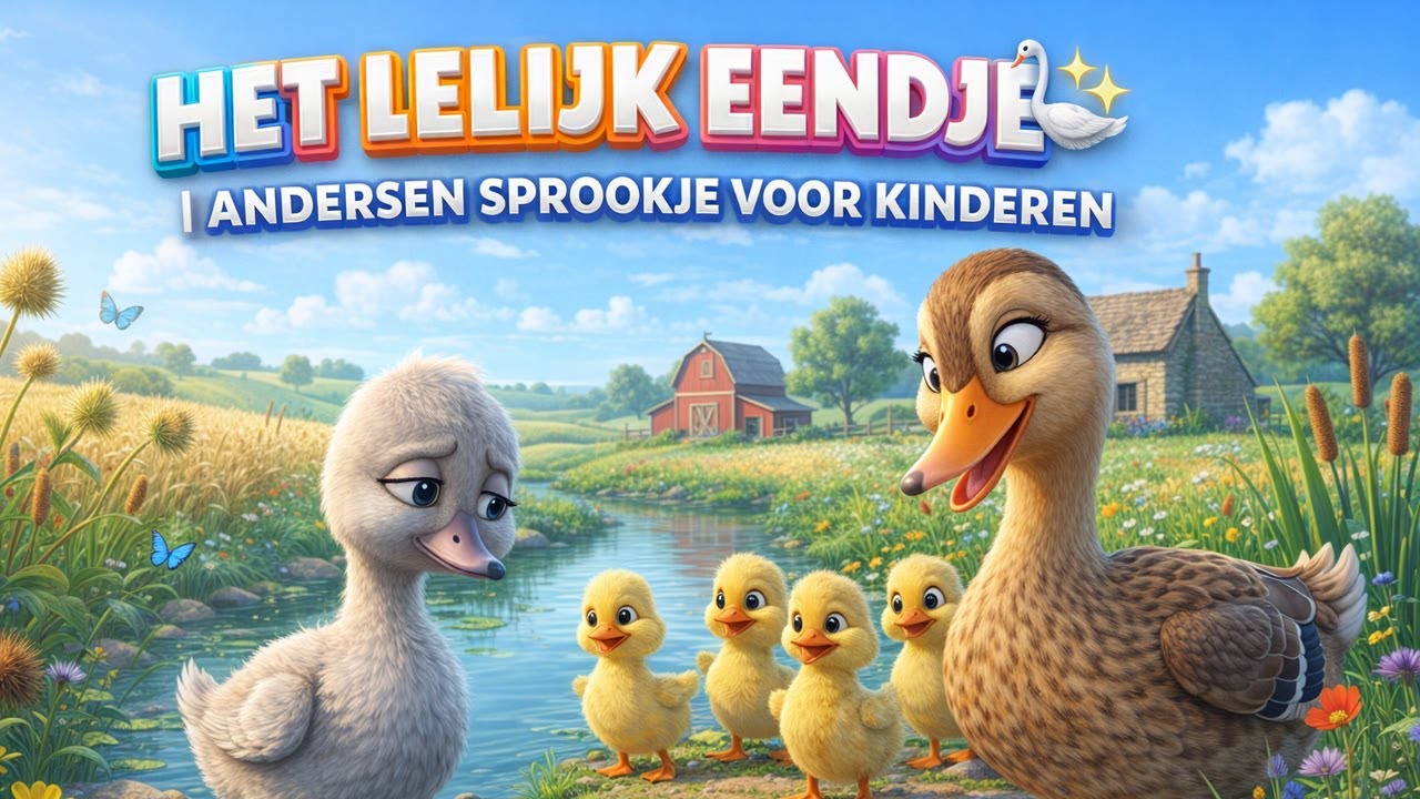 Het Lelijk Eendje 🦢✨ | Andersen Sprookje voor Kinderen