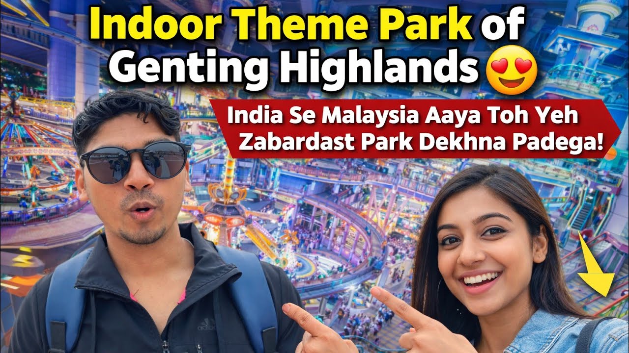 World Famous Indoor Theme Park 😱 | Genting Highlands Malaysia | Skytropolis Ride Experience