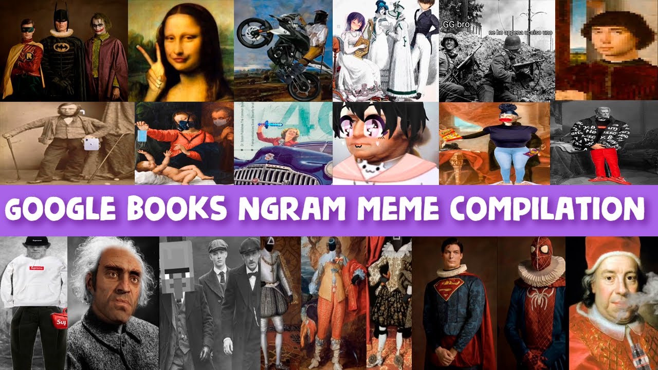 GOOGLE BOOKS NGRAM VIEWER MEME COMPILATON | ULTIMATE TIK TOK COLLECTION