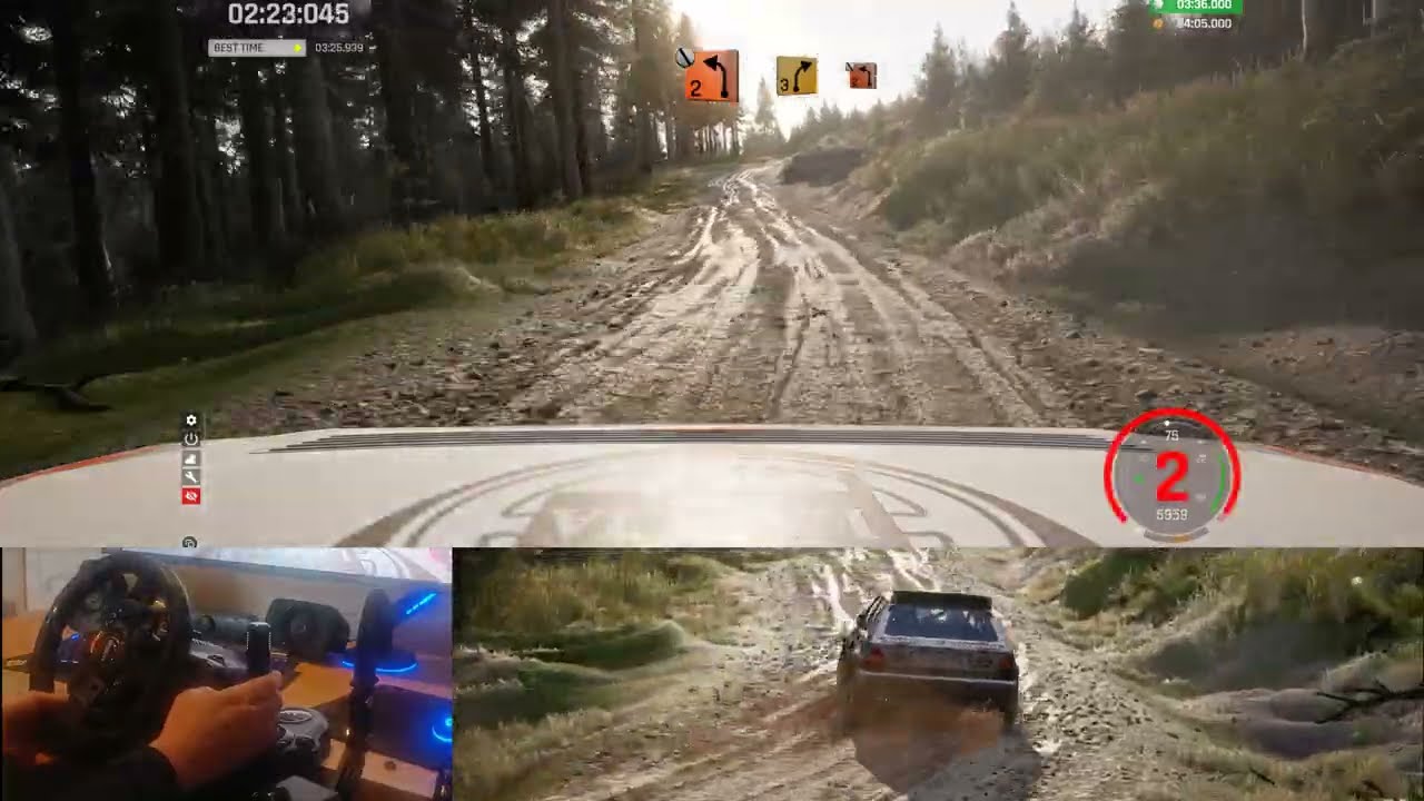 Assetto Corsa Rally - Lancia Delta HF Integrale gravel full send :)