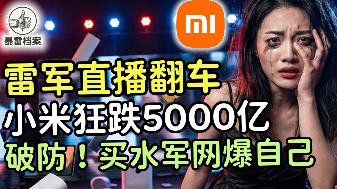 雷军拆车翻车实录：小米市值蒸发 5000 亿？新车交付维权开始。