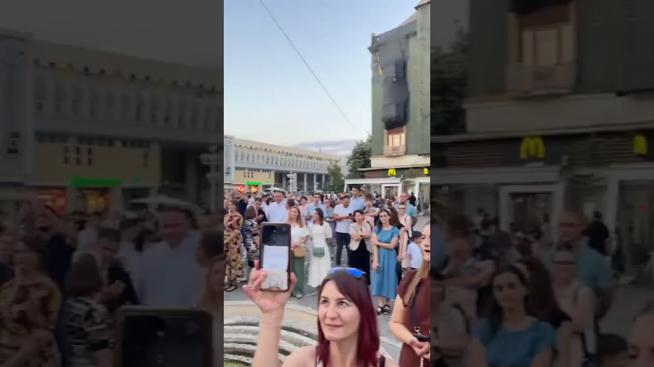 Grupul The Messengers-live în piața Victoriei din Timișoara
