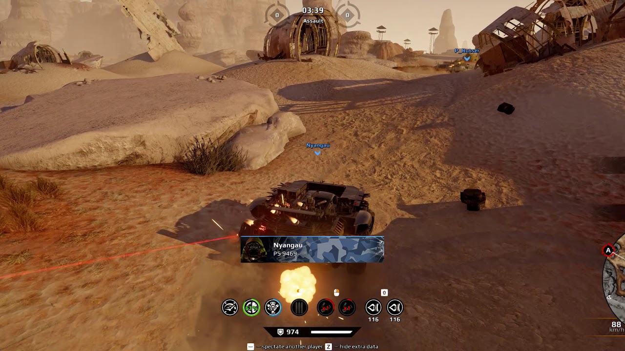 Broken Nest missile attaches to Apollo rotor [Crossout]