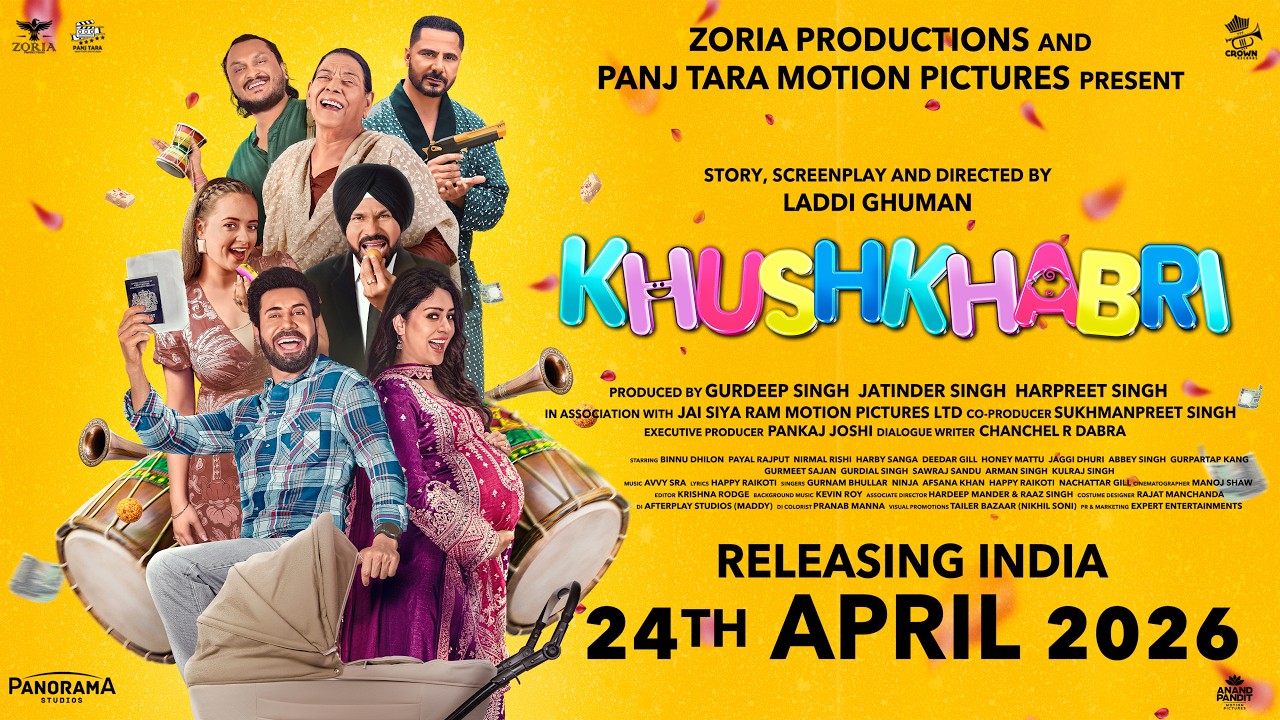 Khushkhabri (Official Trailer) | Binnu Dhillon | Payal Rajput | Nirmal Rishi | Harby Sangha