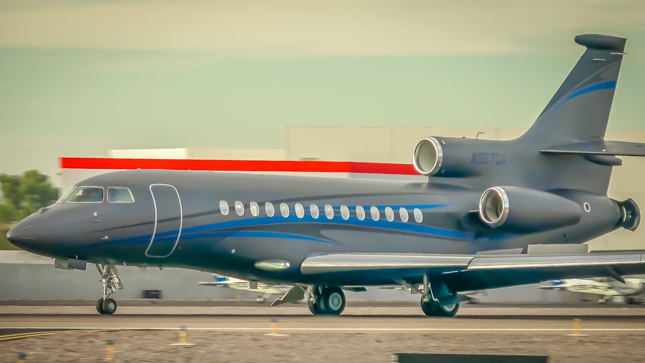 Scottsdale Private Jet Action - 20 Minutes Takeoffs & Landings (KSDL)