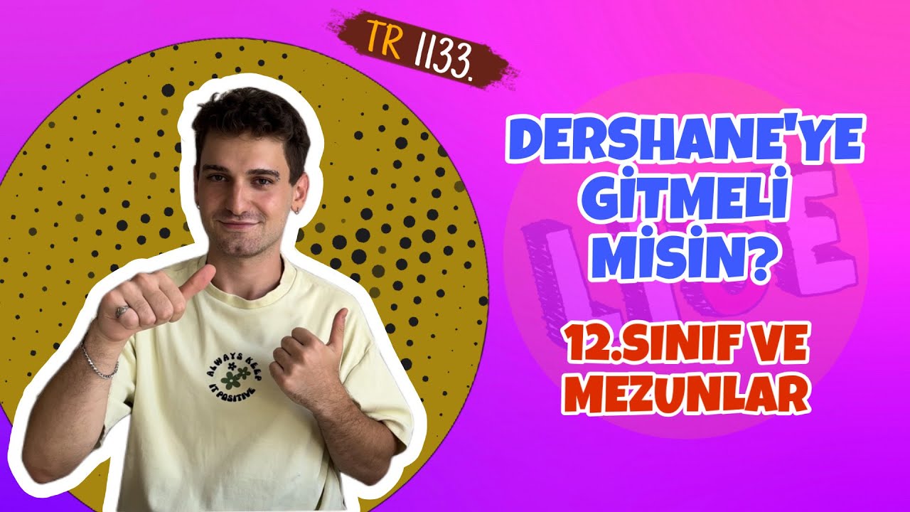 DERSHANE’YE GİTMELİ MİSİN? | TÜM ARTILARI VE EKSİLERİ | #yks2023