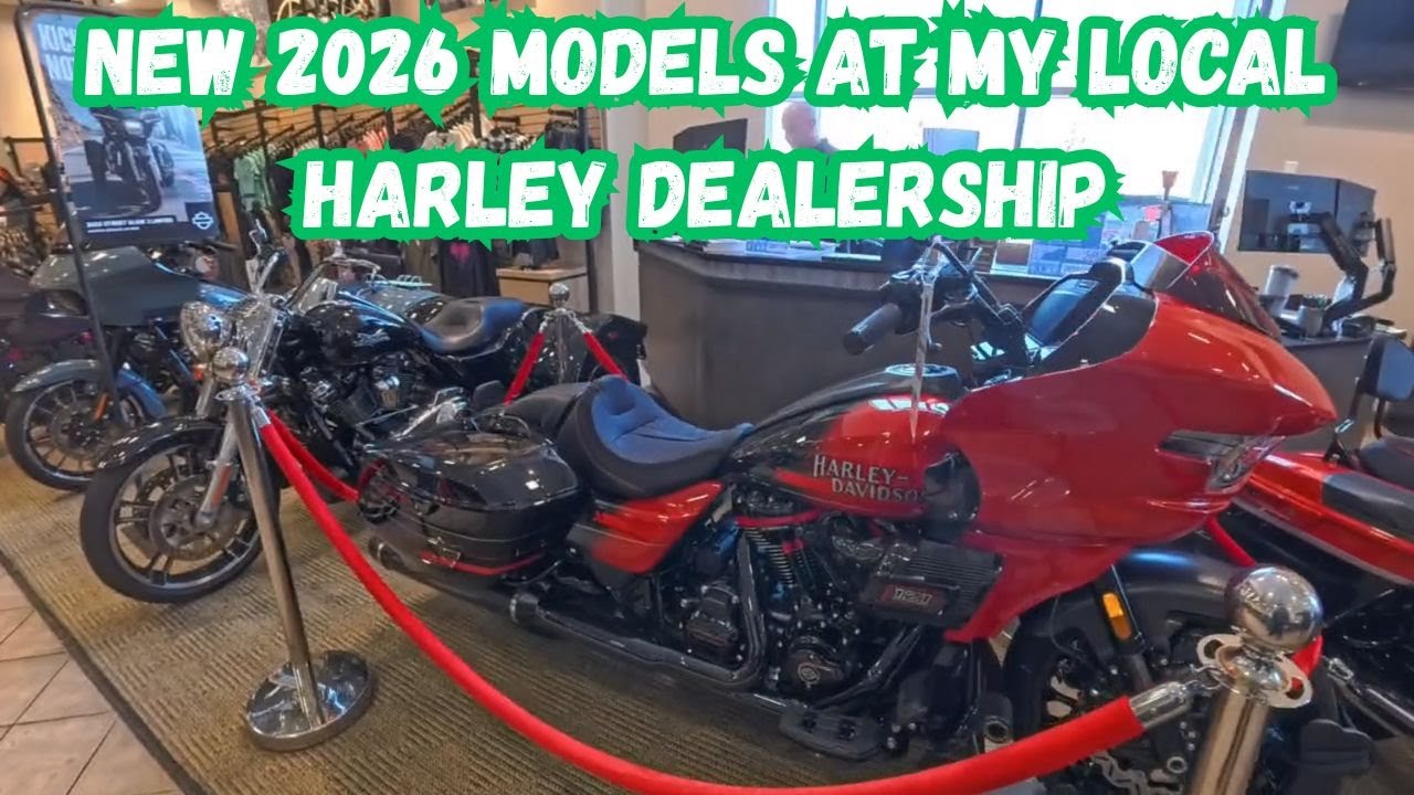 НОВЫЕ МОТОЦИКЛЫ Harley Davidson 2026: ПЕРВЫЙ ВЗГЛЯД НА ДИЛЕРСКО-САЛОН