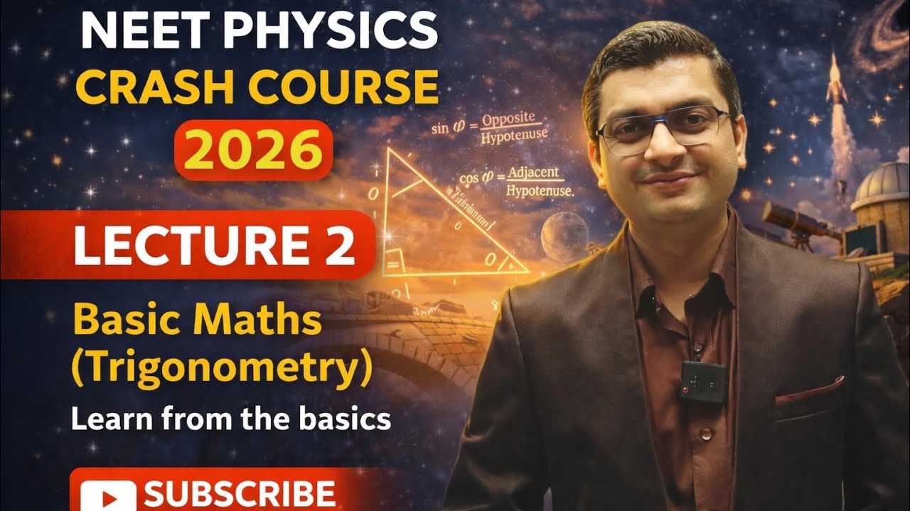 NEET Physics Basic Maths (Trigonometry) @BhautikiWithPS