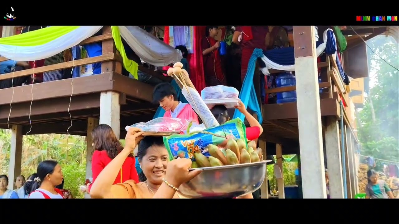 သ္ကုတ် ( ၄ ) မ္ၚ္ရဵုသ္ပခမဳပယျၚ်ဒါယကာတၠဒါန် - နာဲဝေန်သုၚ် + မိကောန်ကရေၚ်  အလံၚ်ခမဳ - မာံရာဇာ