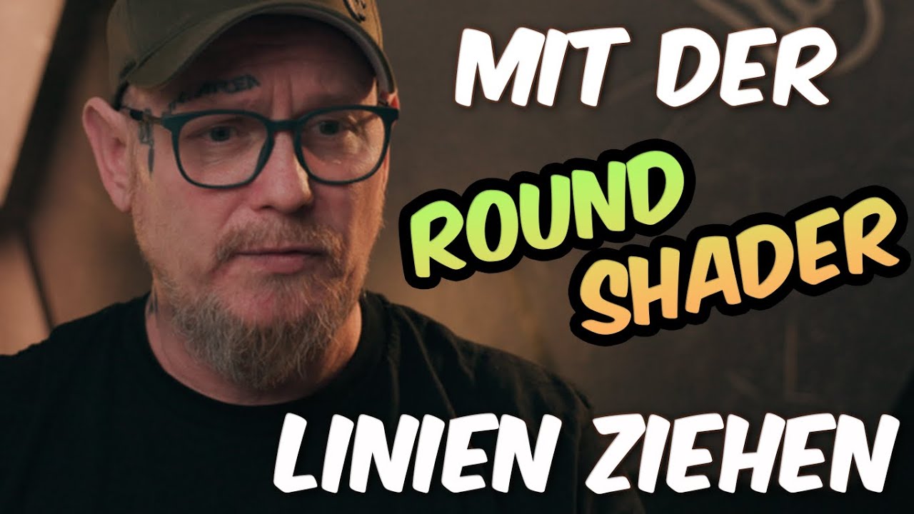Linien mit einer Roundshader ziehen, so mach ich das.