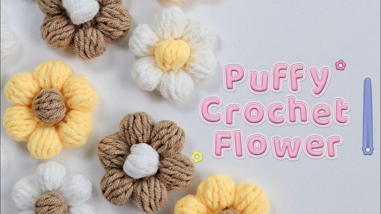 Puffy Crochet Flower