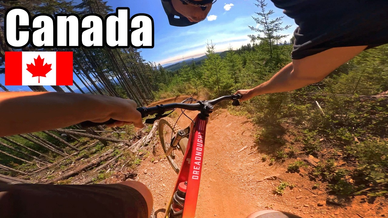 Ride de fou au CANADA - Pistes secr&egrave;tes & V&eacute;lo de r&ecirc;ve (forbidden dreadnought) !
