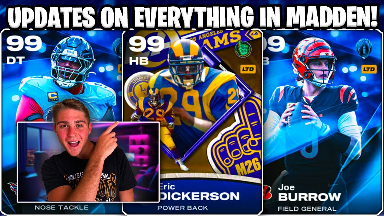 ВСЕ ОБНОВЛЕНИЯ В MADDEN 26! ETERNALS, ULTIMATE LEGENDS, ROOKIE PREMIERS И МНОГОЕ ДРУГОЕ!