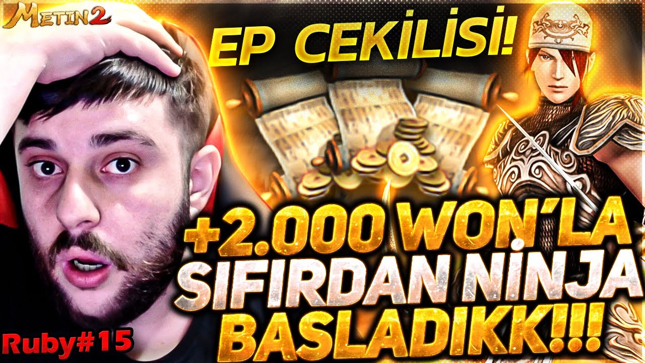 +2.000 WON İLE SIFIRDAN NİNJA'YA BAŞLADIK ! İLK GÜNDEN MİTSİ SET ! METİN2 TR RUBY BÖLÜM 15