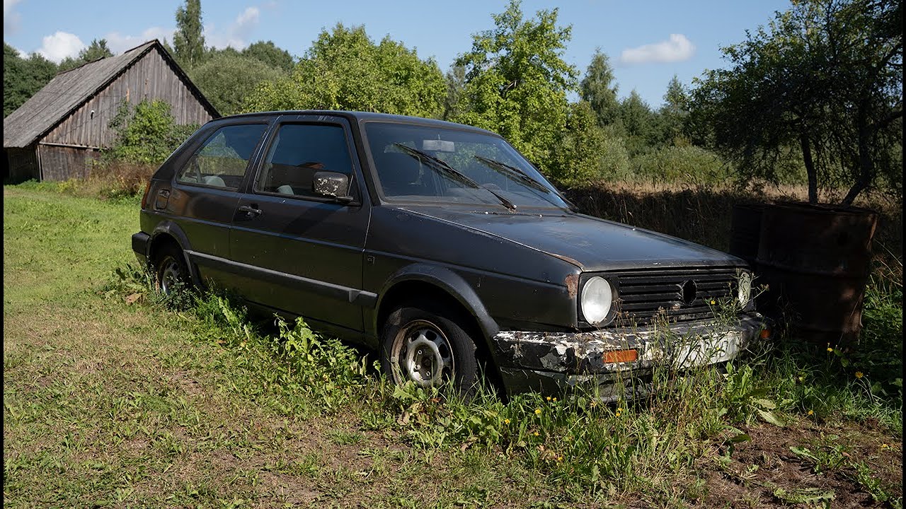 Starting Volkswagen Golf 2 After 7 Years + Test Drive