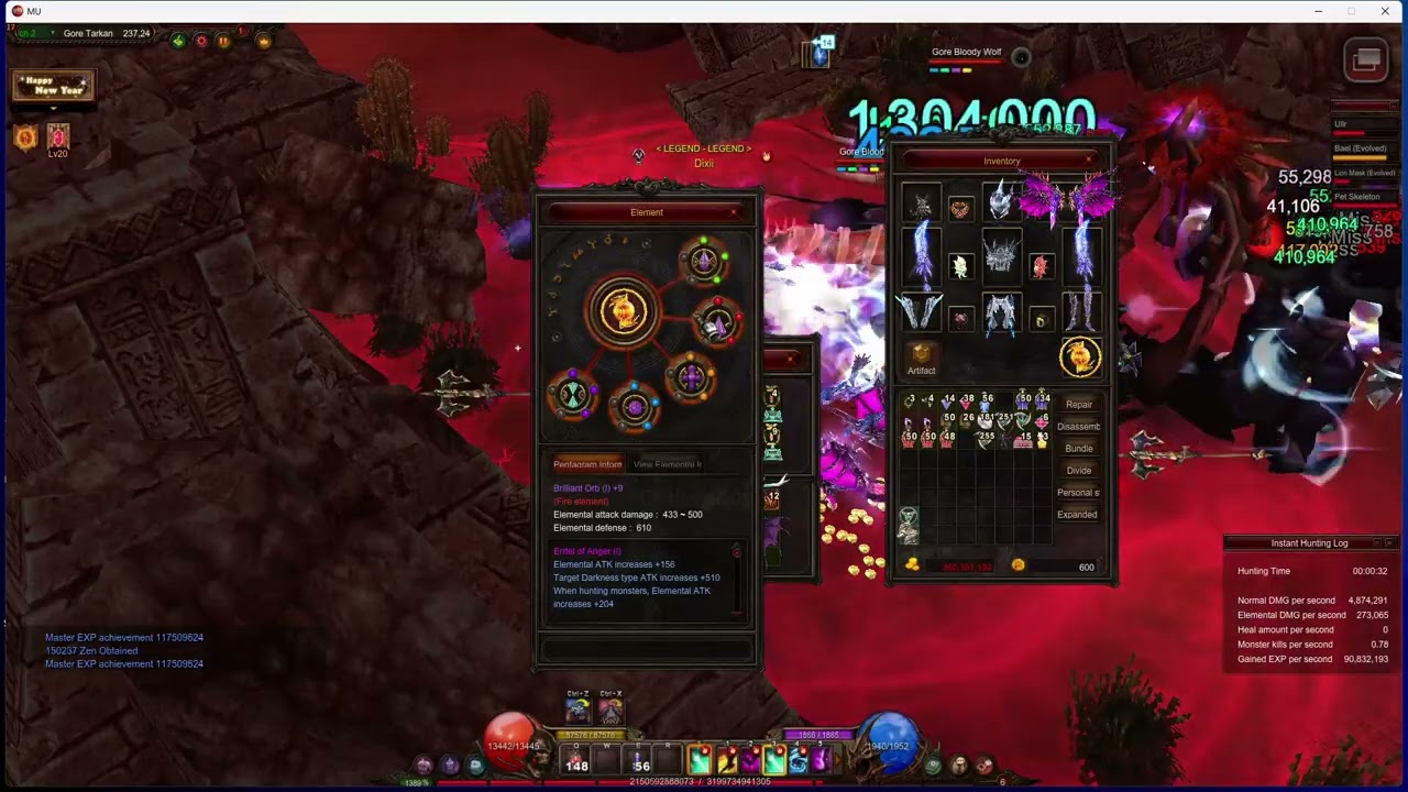 Slayer Uprade Armas y mostrando mejoras Alfheim Sever Mu Online Webzen SS20 2
