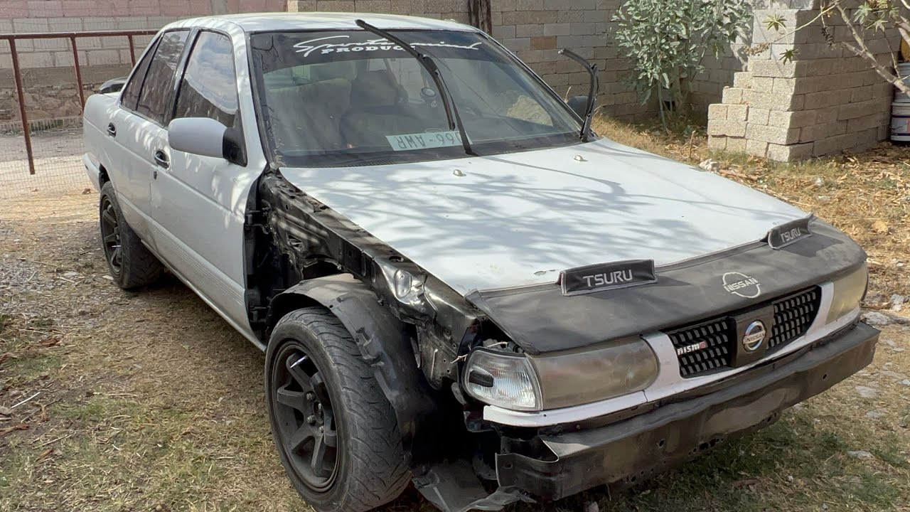Así va quedando el Nissan Tsuru del canal ¡CHAUU! #viral #automobile #evolution #tunear #mechanic 