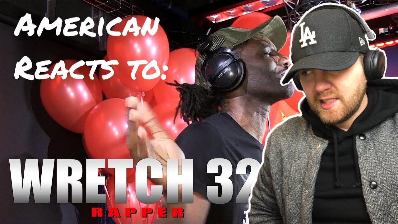 [American] Reacts to: Wretch 32- Fire in the Booth Part 5 - Best freestyle I’ve ever seen??